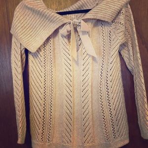 Off shoulder sweater